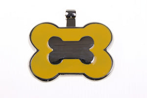 Yellow Bone pet tag