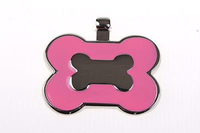 Pink Bone pet tag