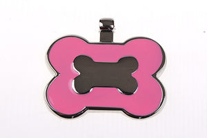 Pink Bone pet tag