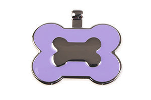 Lavender Bone pet tag