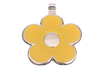 Yellow Flower pet tag