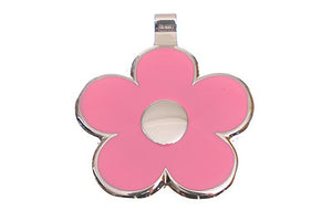 Pink Flower pet tag