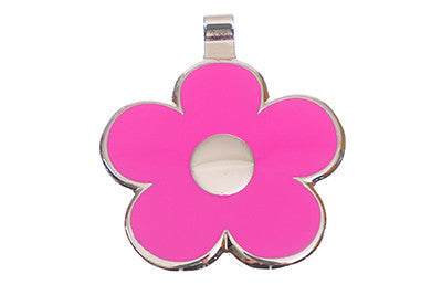 Fuchsia Flower pet tag