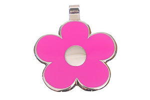 Fuchsia Flower pet tag