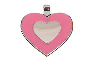 Pink Heart pet tag