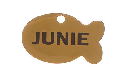 Gold Fish pet tag