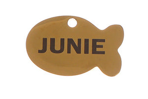 Gold Fish pet tag