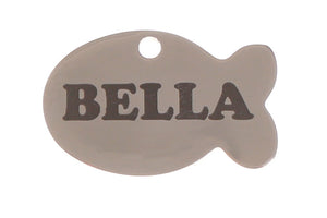 Silver Fish pet tag