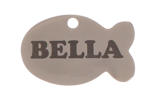 Silver Fish pet tag