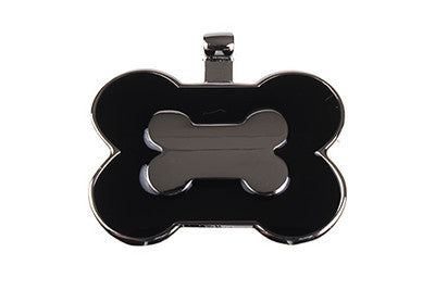 Black Bone pet tag