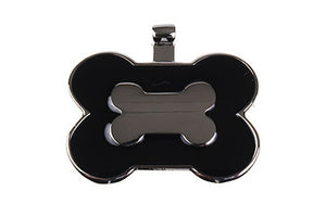 Black Bone pet tag